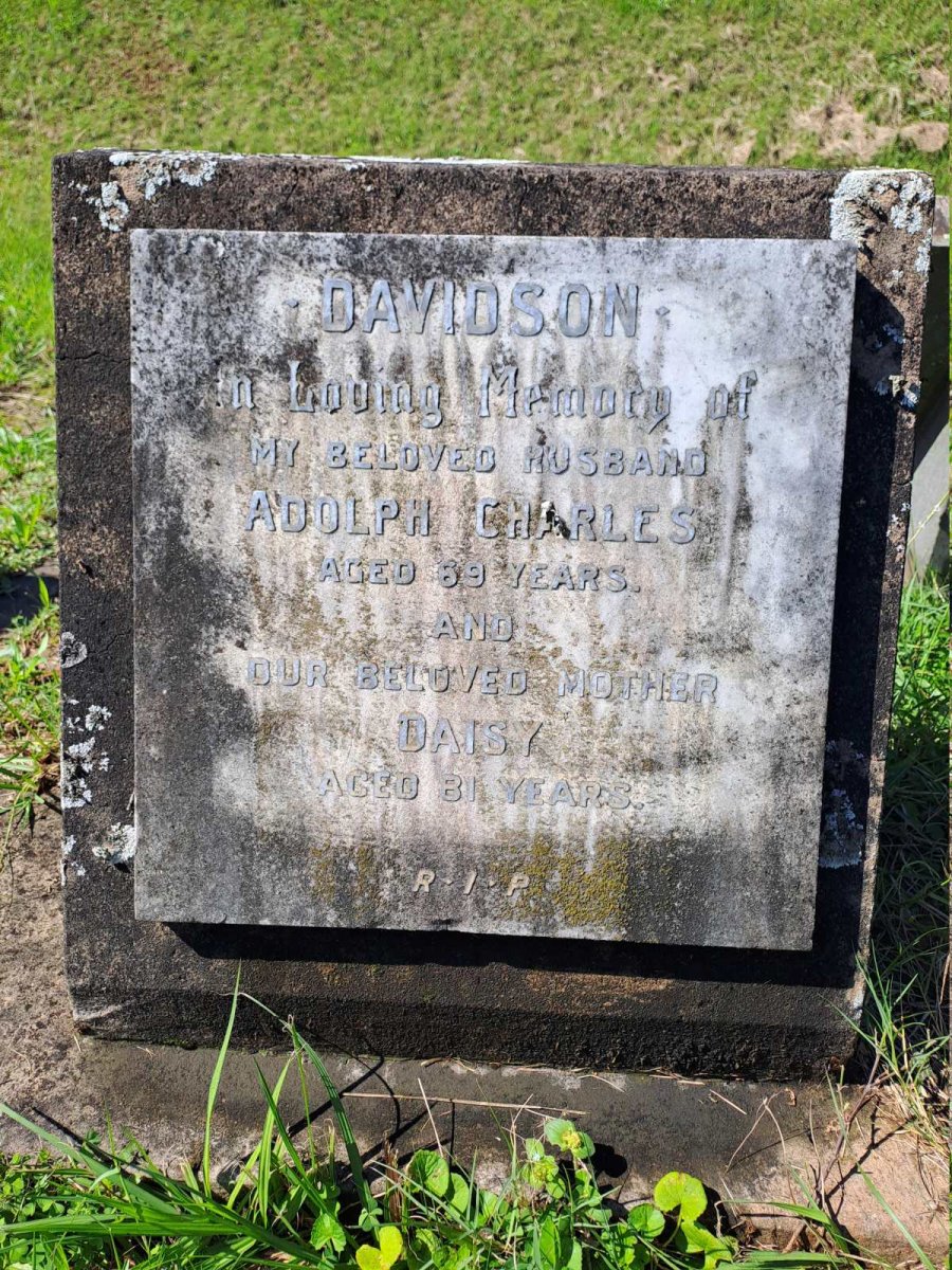 DAVIDSON Adolph Charles & Daisy