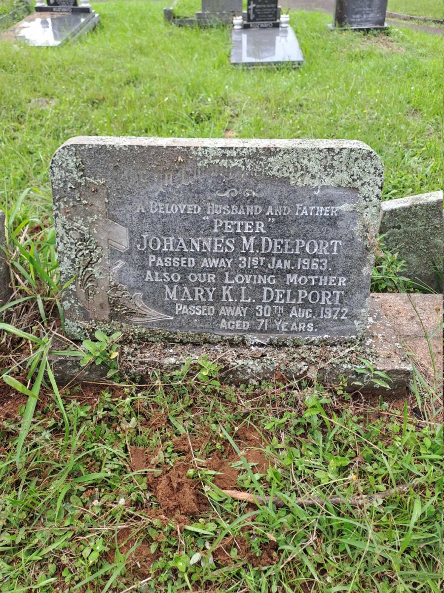 DELPORT Johannes M. -1963 & Mary K.L. -1972