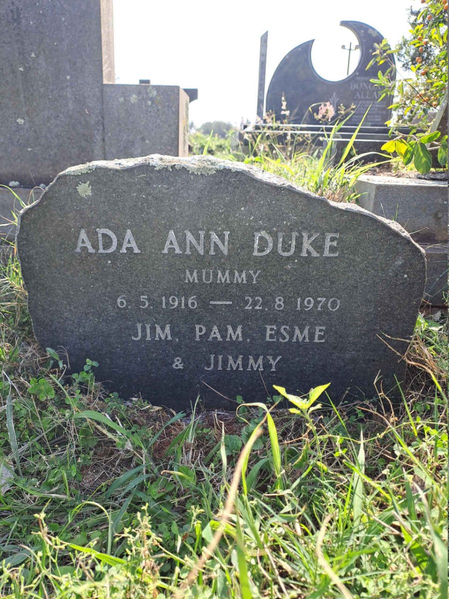 DUKE Ada Ann 1916-1970