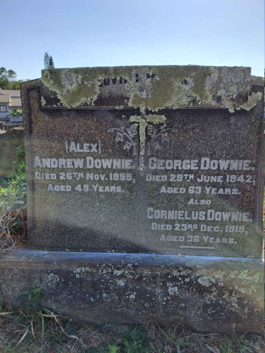 DOWNIE Andrew -1955 :: DOWNIE George -1942 :: DOWNIE Cornelius -1919