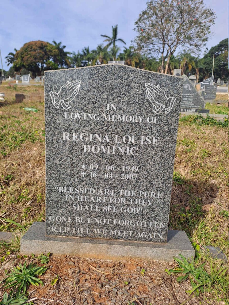 DOMINIC Regina Louise 1949-2007