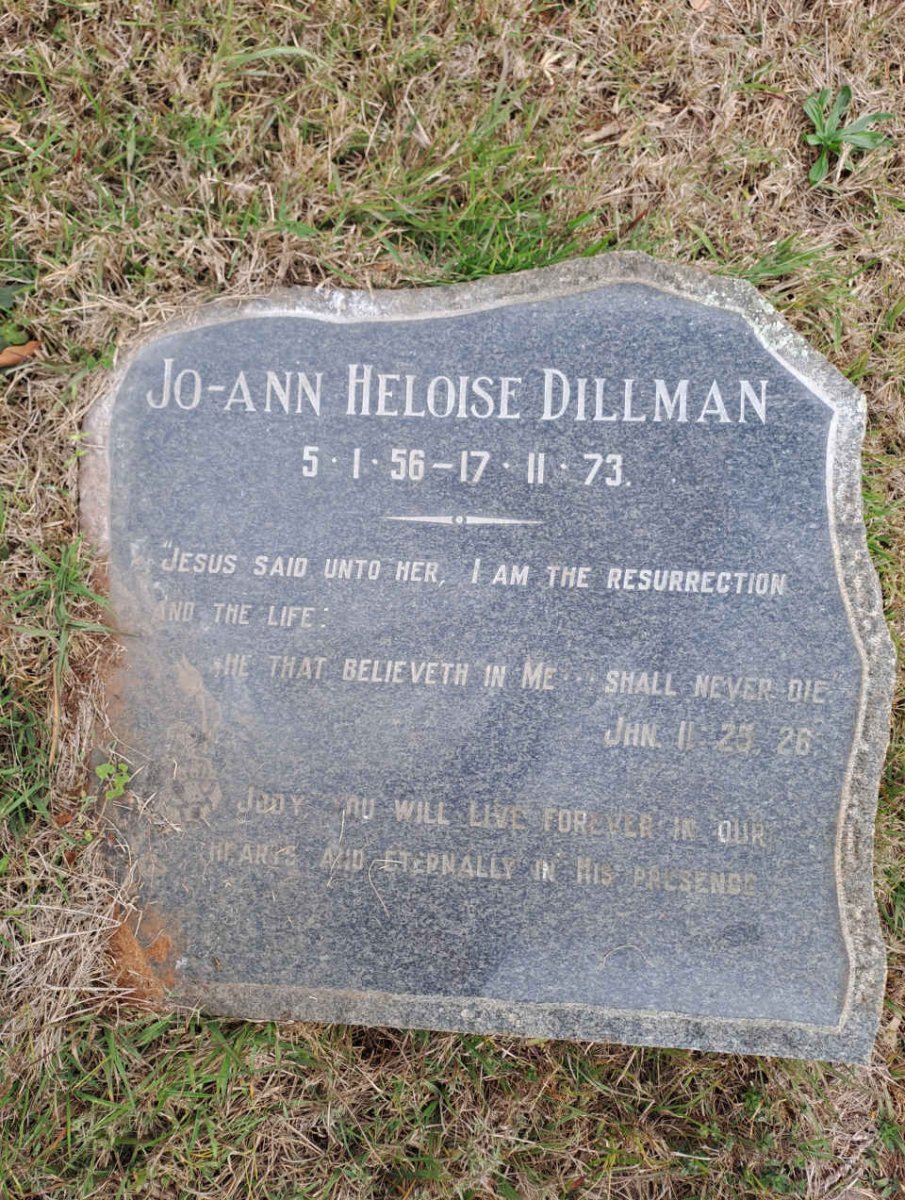 DILLMAN Jo-Ann Heloise 1956-1973