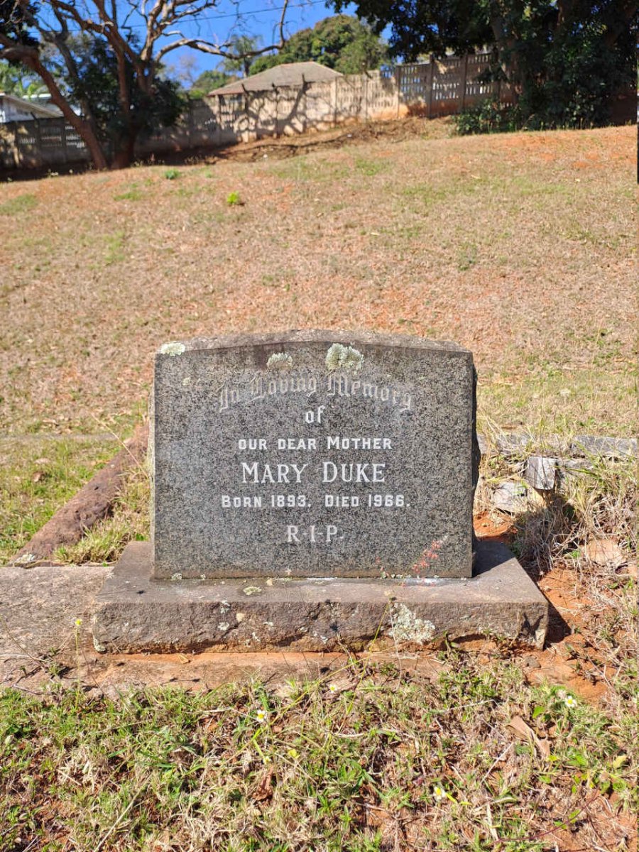 DUKE Mary 1893-1966