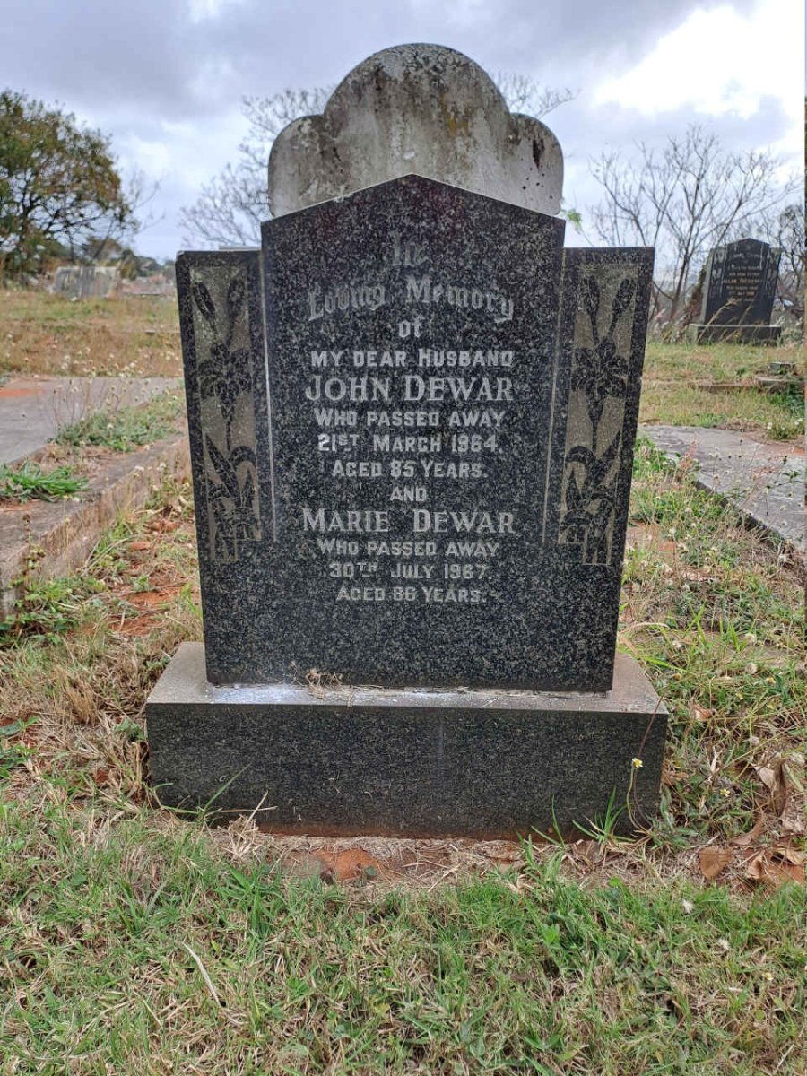 DEWAR John -1964 & Marie -1967