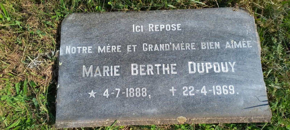DUPOUY Marie Berthe 1888-1969