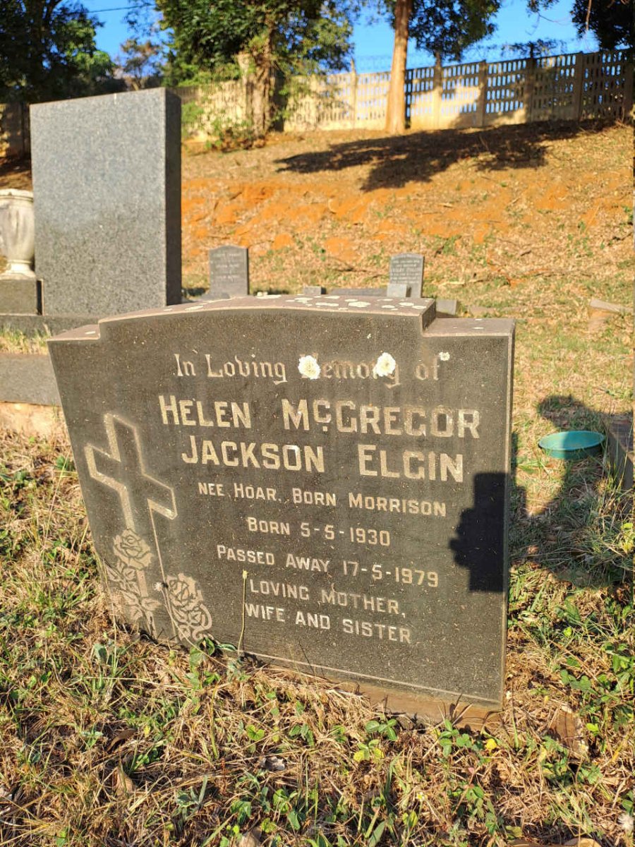 ELGIN Helen Mc Gregor Jackson 1930-1979