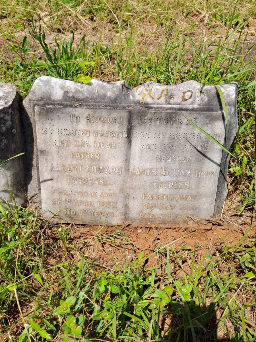ENTRESS Albert Edward-1952 :: ENTRESS James William Ticky -1954