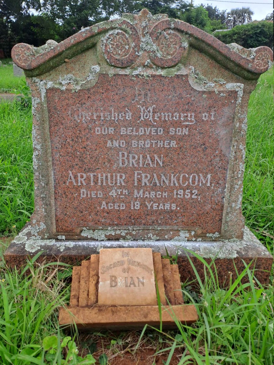 FRANKCOM Brian Arthur -1952