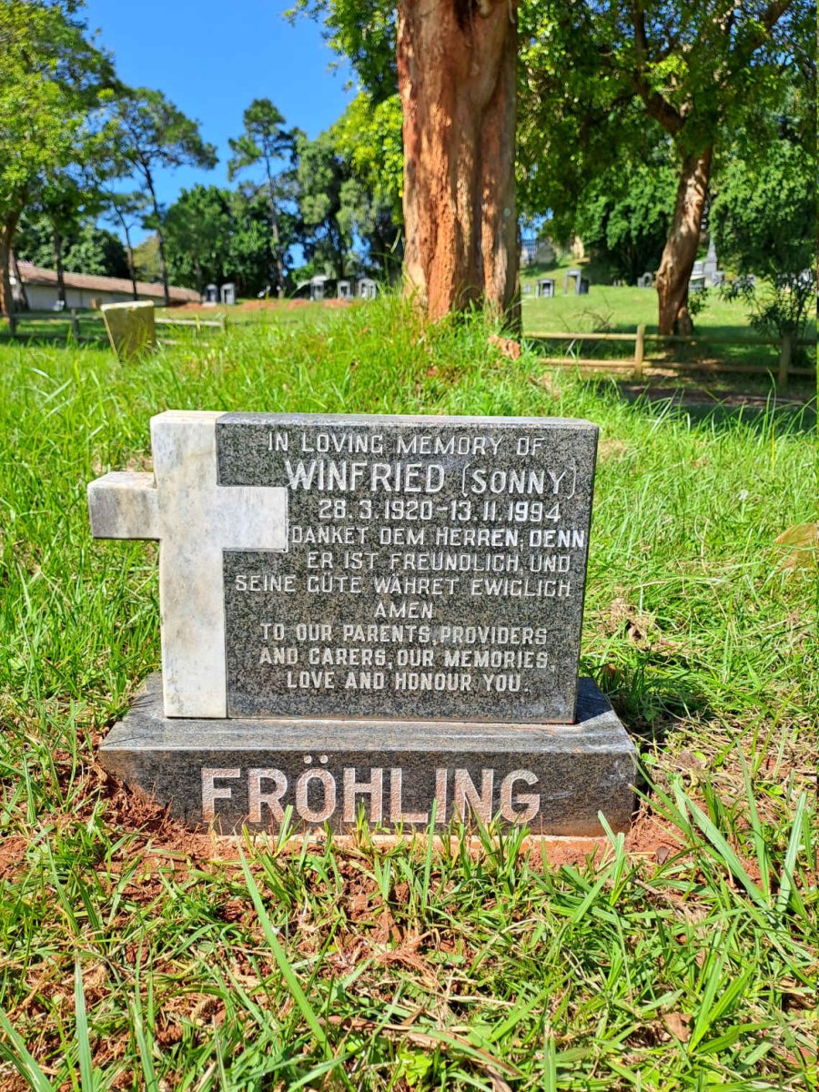 FROHLING Winfried Sonny 1920-1994