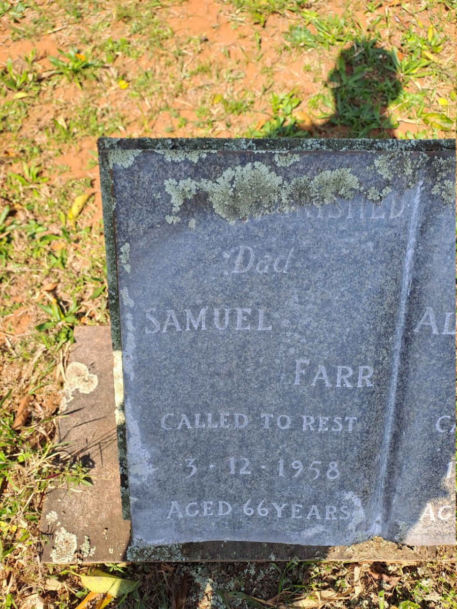 FARR Samuel -1958