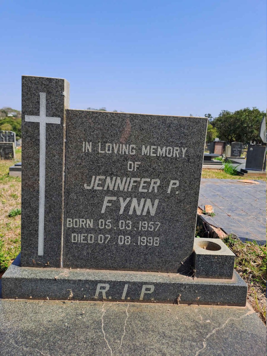 FYNN Jennifer P. 1957-1998