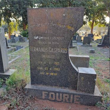 FOURIE Hermanus Casparus 1913-1983