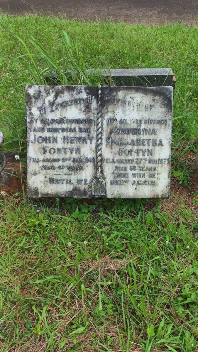 FONTYN John Henry -1949 & Woutrina Margaretha -1972