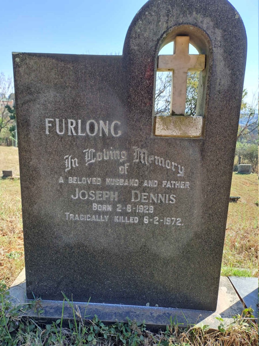 FURLONG Joseph Dennis 1929-1972