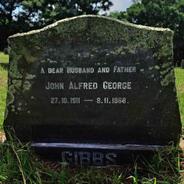 GIBBS John Alfred George 1911-1968