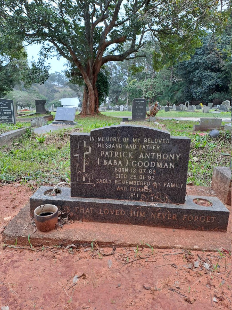 GOODMAN Patrick Anthony 1968-1992