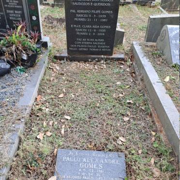 GOMES Adriano Filipe 1935-1981 & Clara Aida 1935-2004 :: GOMES Paulo Alexander 1961-20?