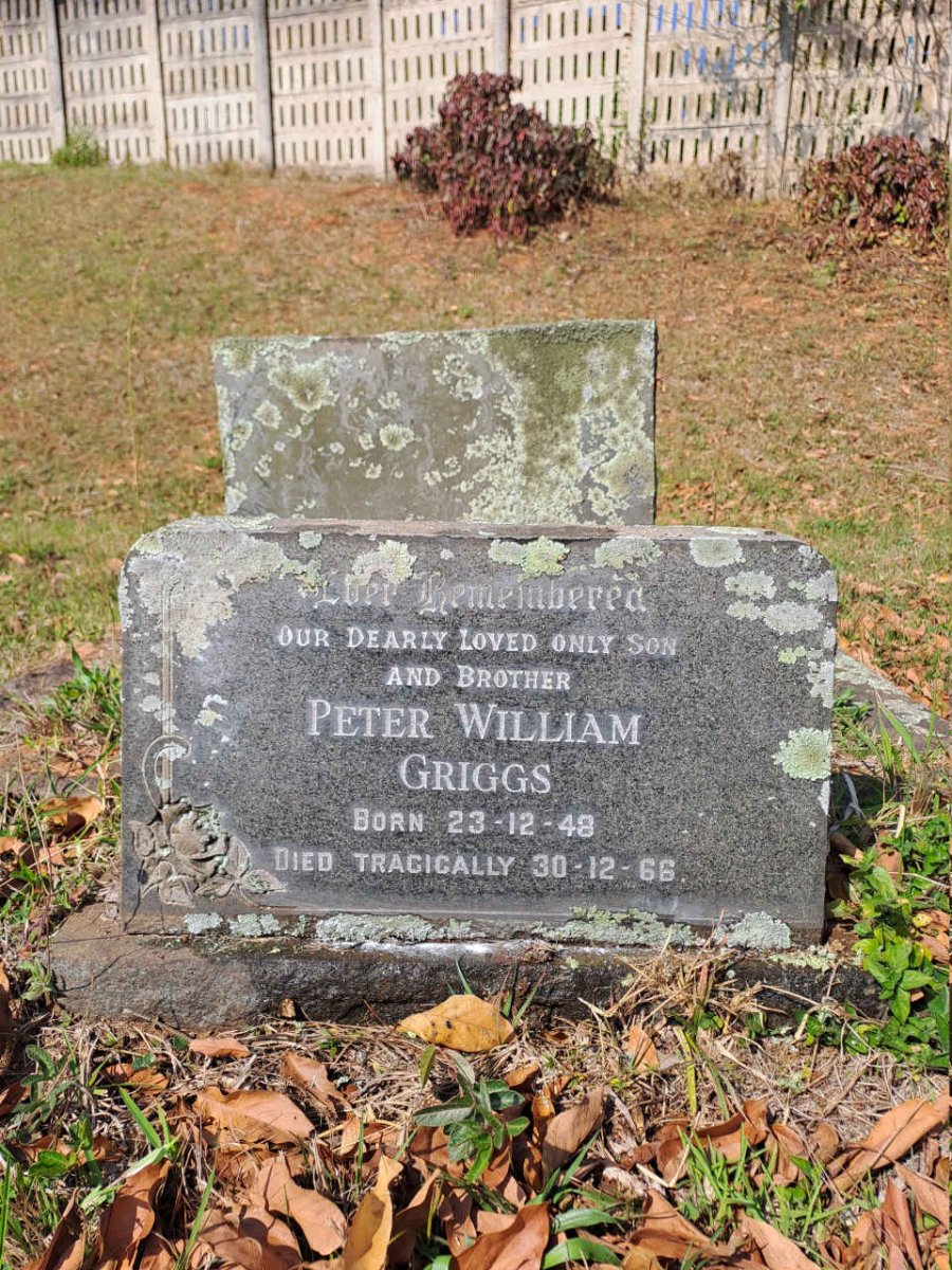 GRIGGS Peter William 1948-1966