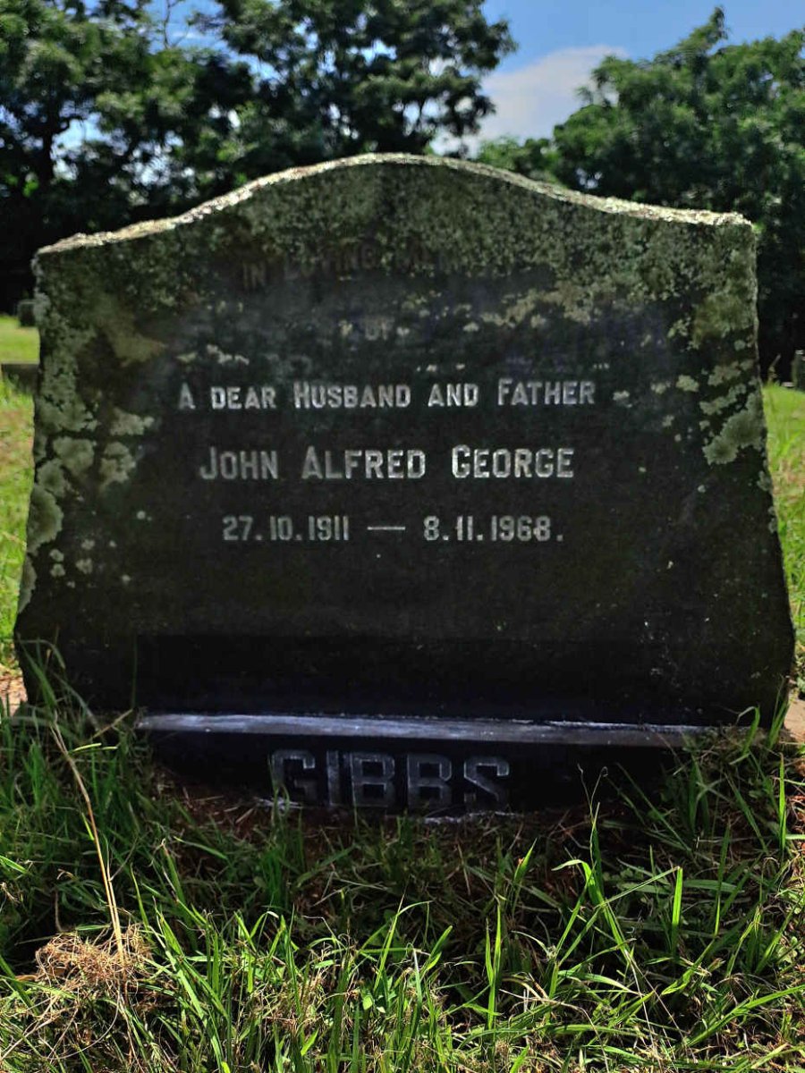 GIBBS John Alfred George 1911-1968