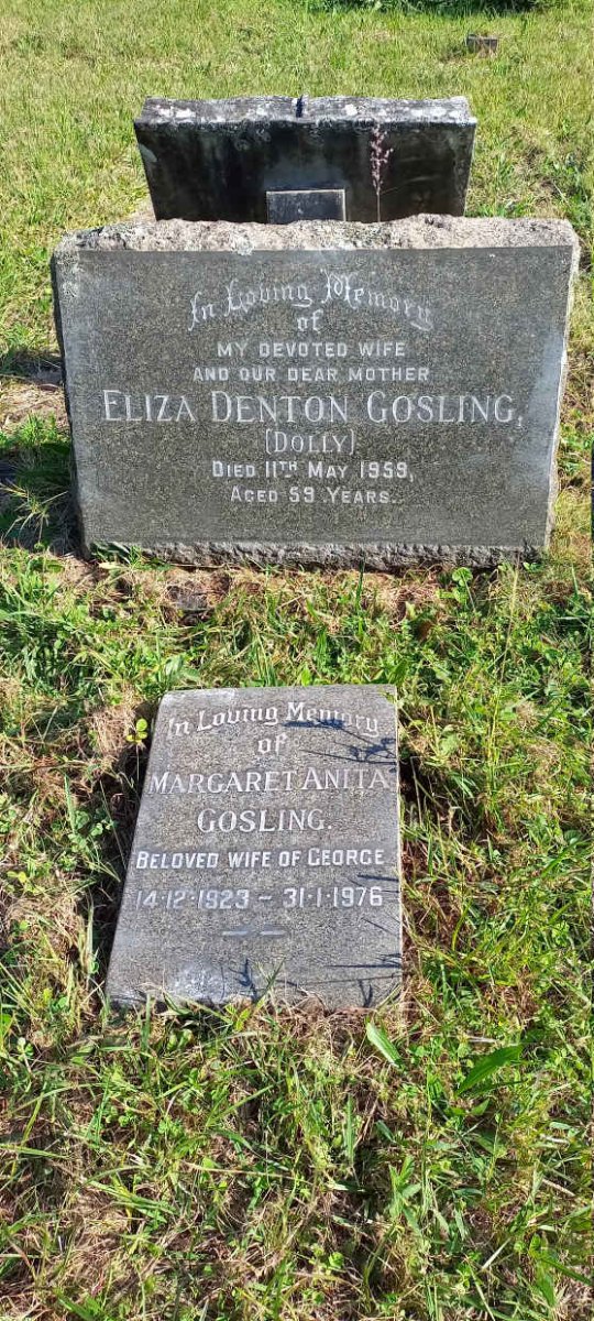 GOSLING Eliza Denton -1959 :: GOSLING Margaret Anita 1923-1976