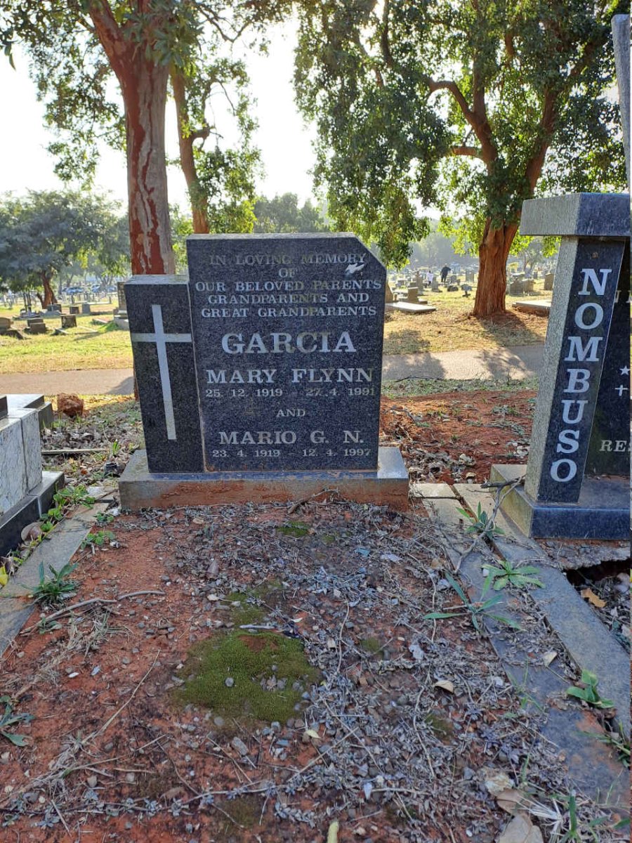 GARCIA Mario G.N. 1919-1997 & Mary Flynn 1919-1991
