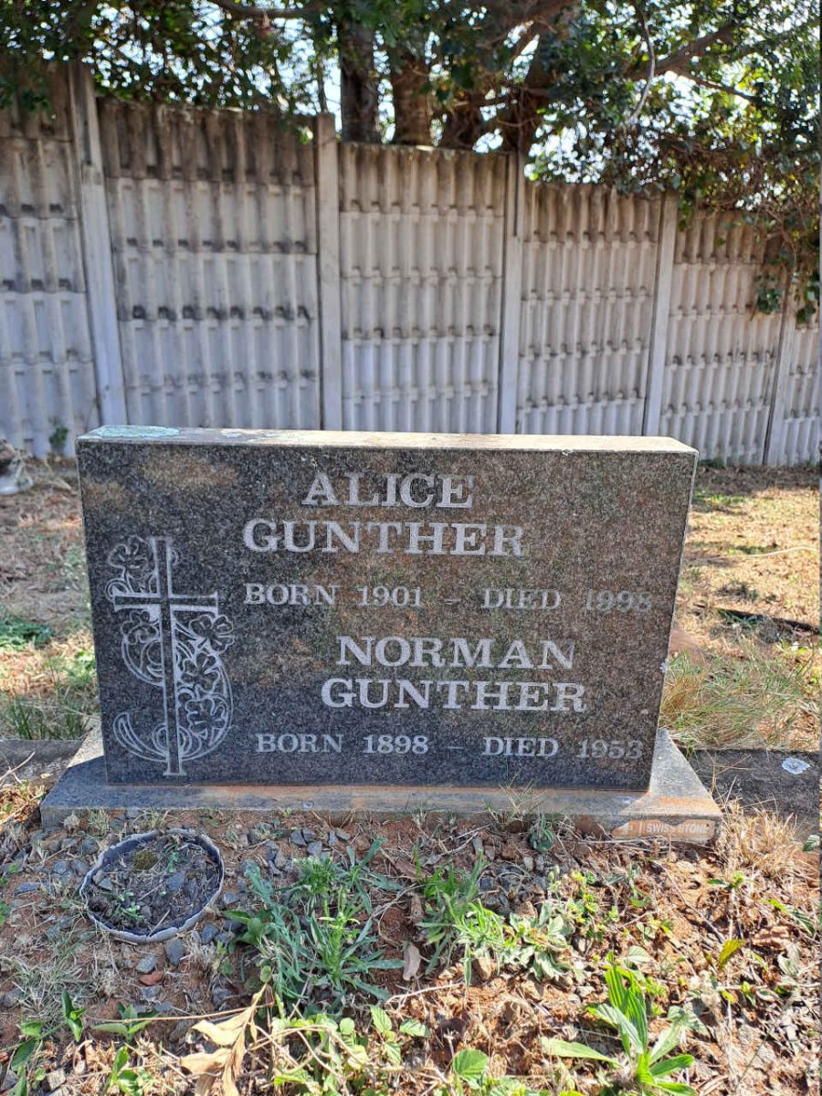 GUNTHER Norman 1898-1953 & Alice 1901-1998