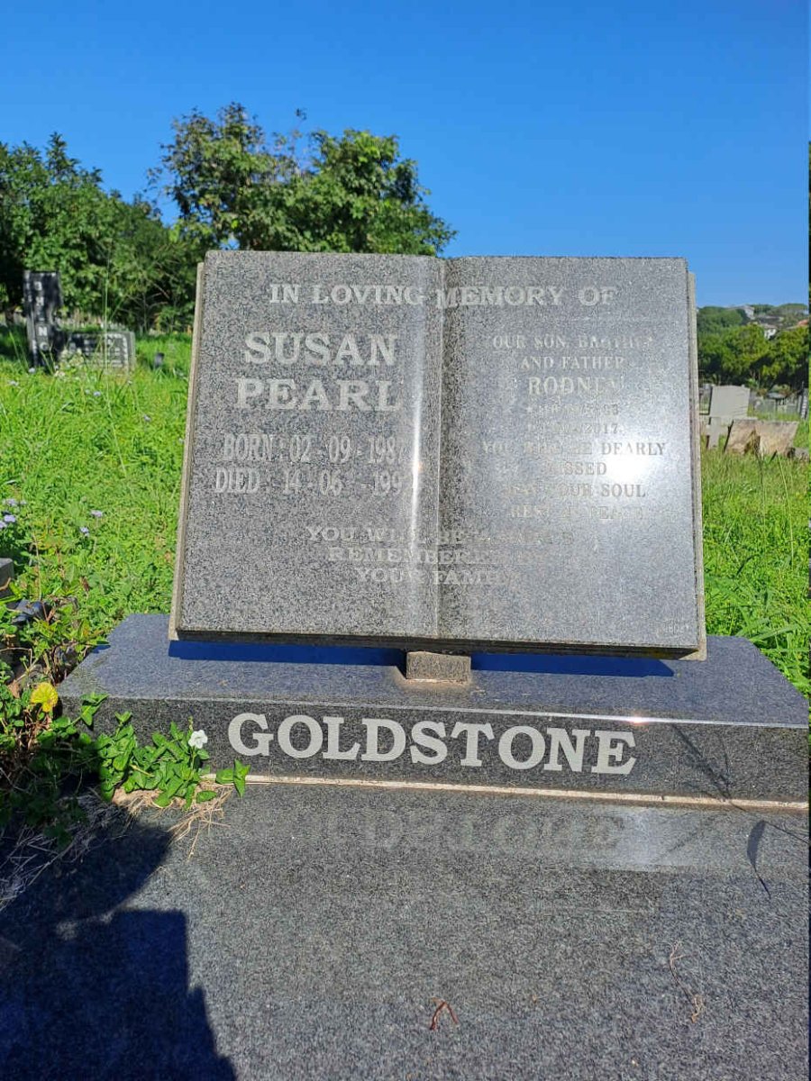 GOLDSTONE Rodney -2017 :: GOLDSTONE Susan Pearl 1987-199?