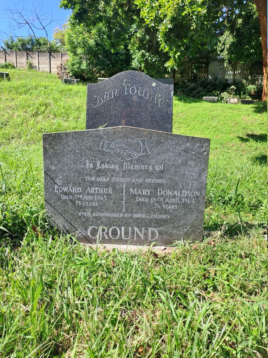 GROUND Edward Arthur -1963 & Mary Donaldson -1964