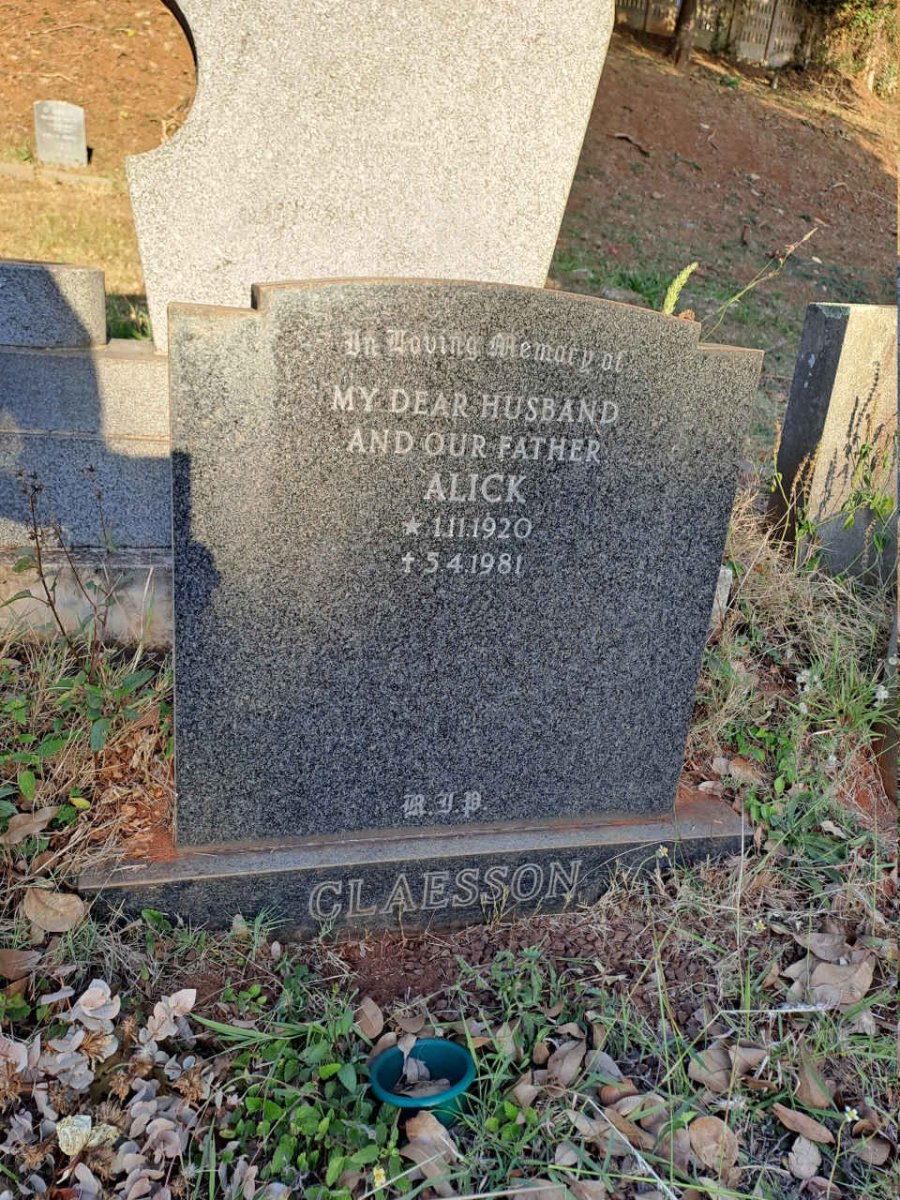 GLAESSON Alick 1920-1981