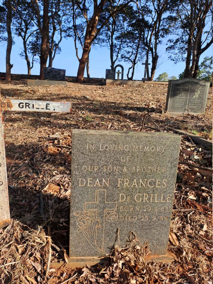 GRILLE Dean Frances, de 1963-1984