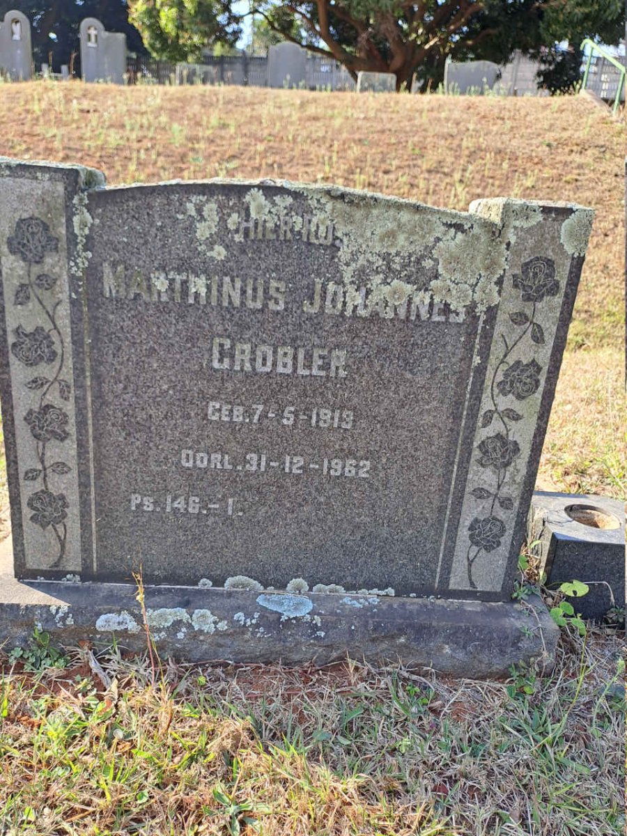 GROBLER Marthinus Johannes 1913-1962