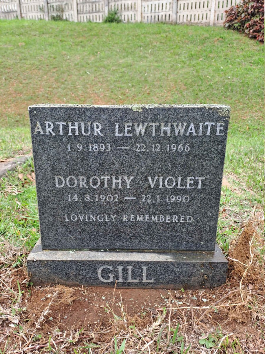 GILL Arthur Lewthwaite 1893-1966 & Dorothy Violet 19092-1990