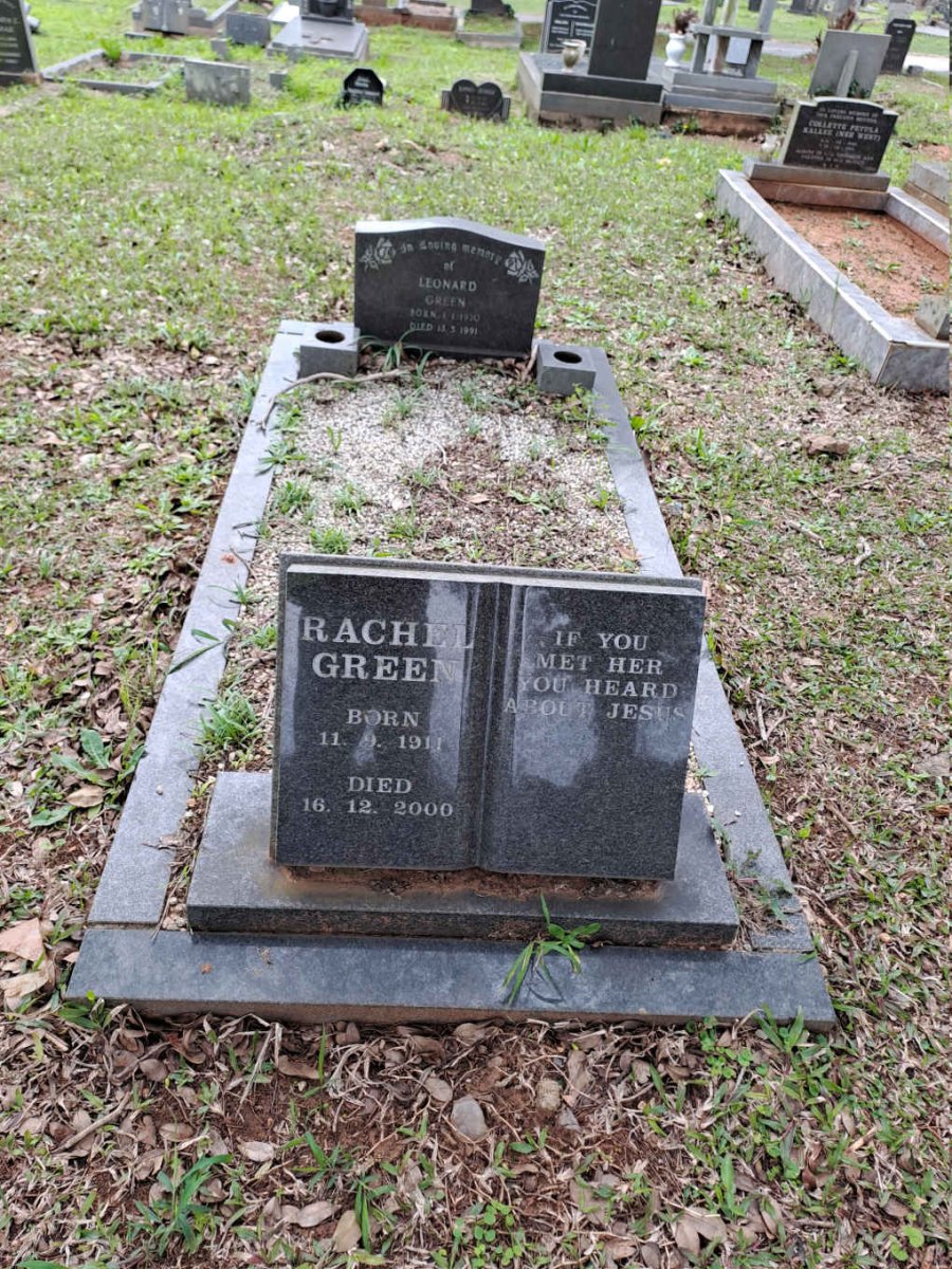 GREEN Rachel 1911-2000