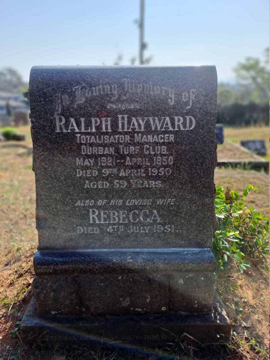 HAYWARD Ralph -1950 & Rebecca -1951