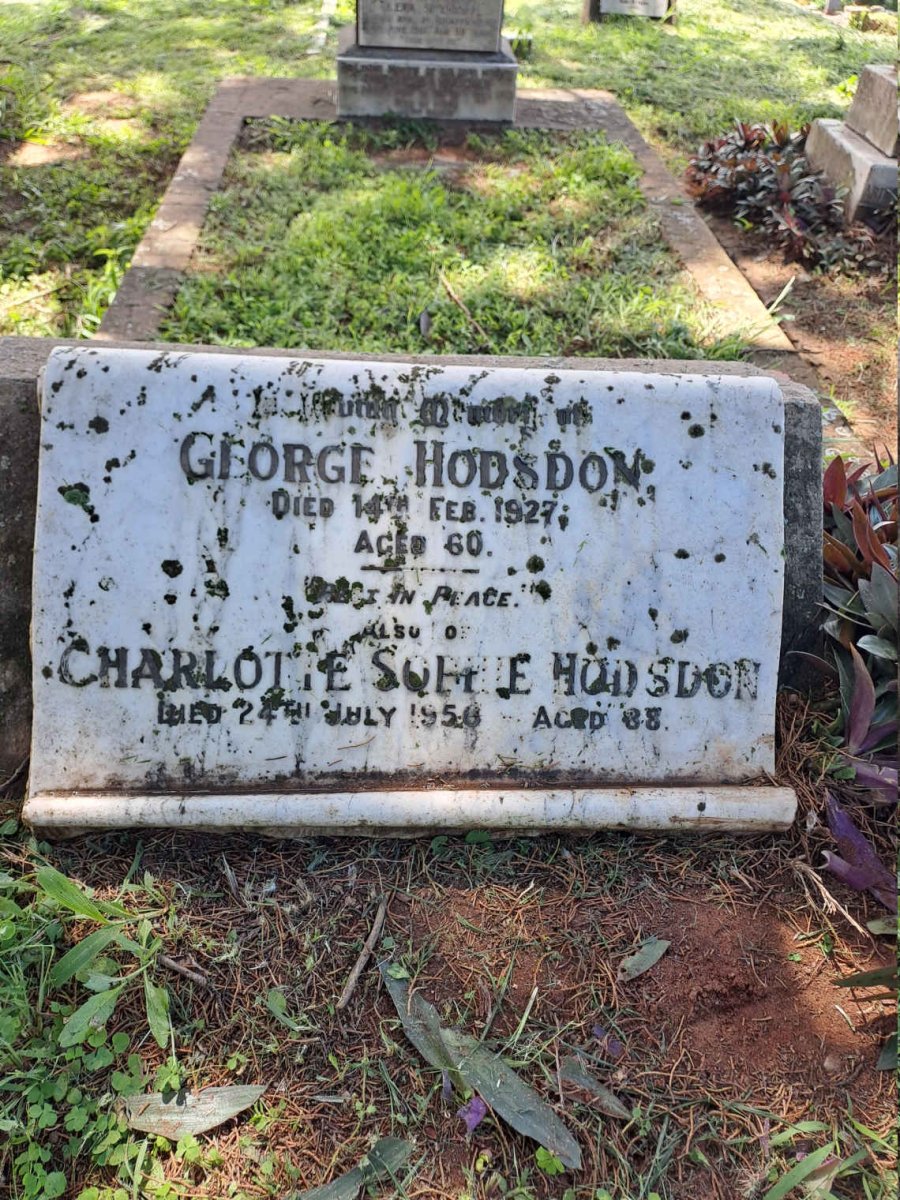 HODSDON George -1927 & Charlotte Sophie -1956