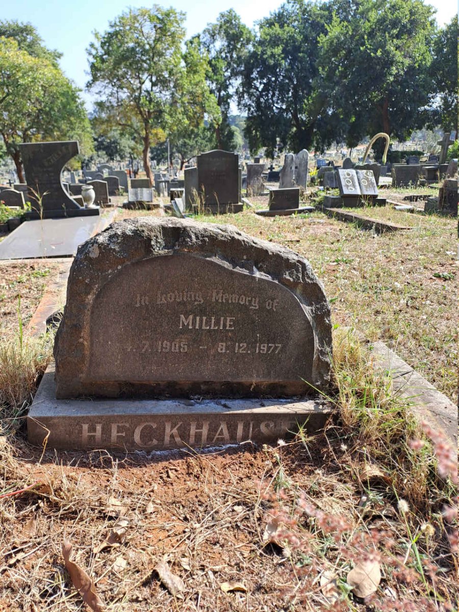 HECKHAUSE Millie 1905-1977