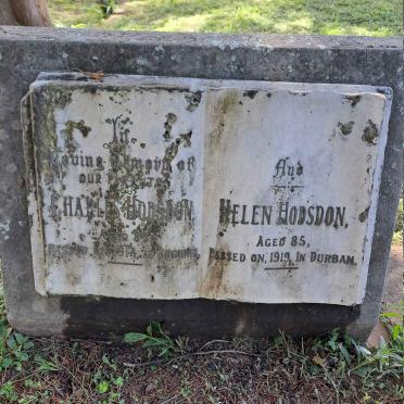 HODSDON Charles -1914 & Helen -1919