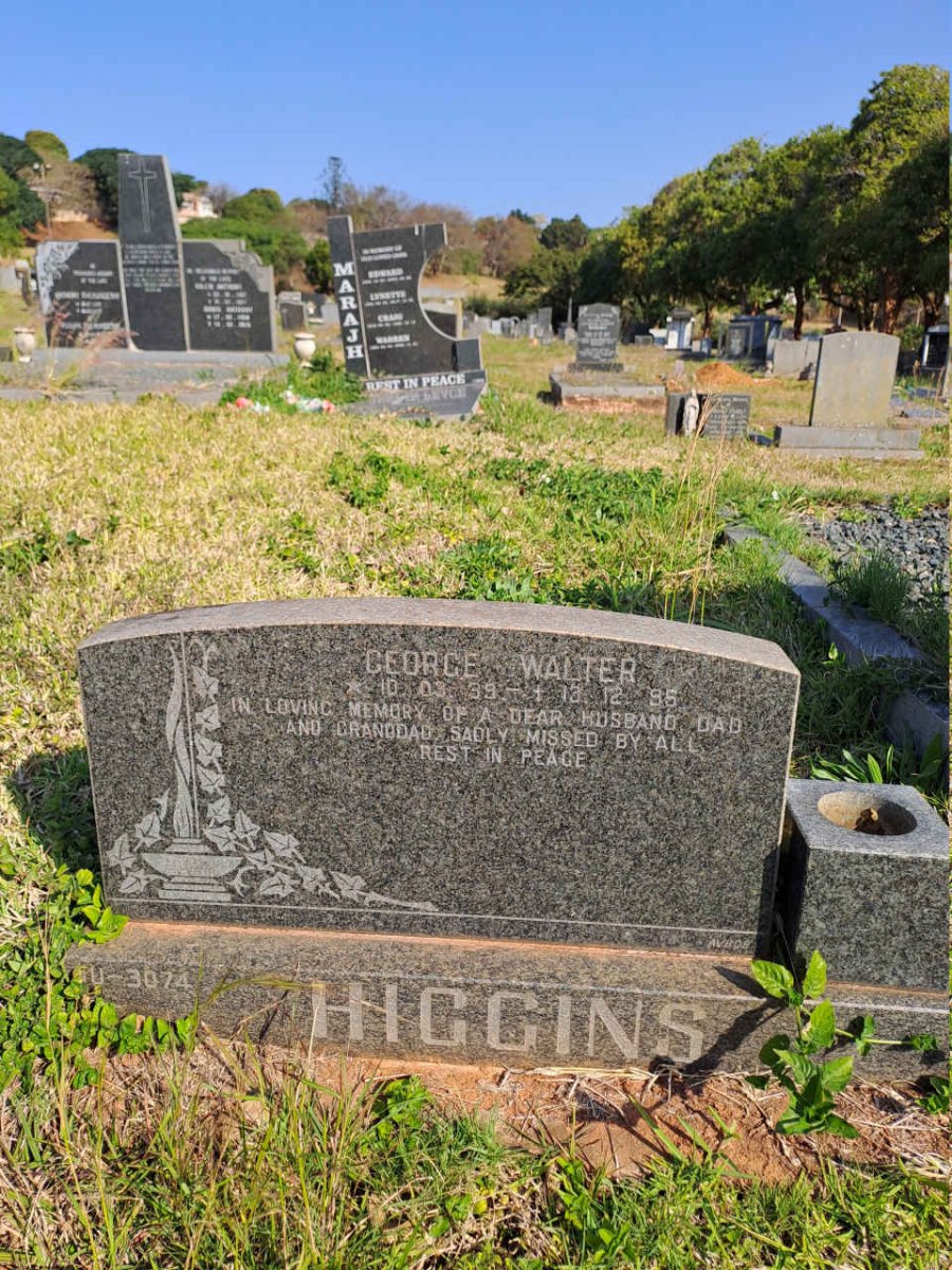 HIGGINS George Walter 1939-1995