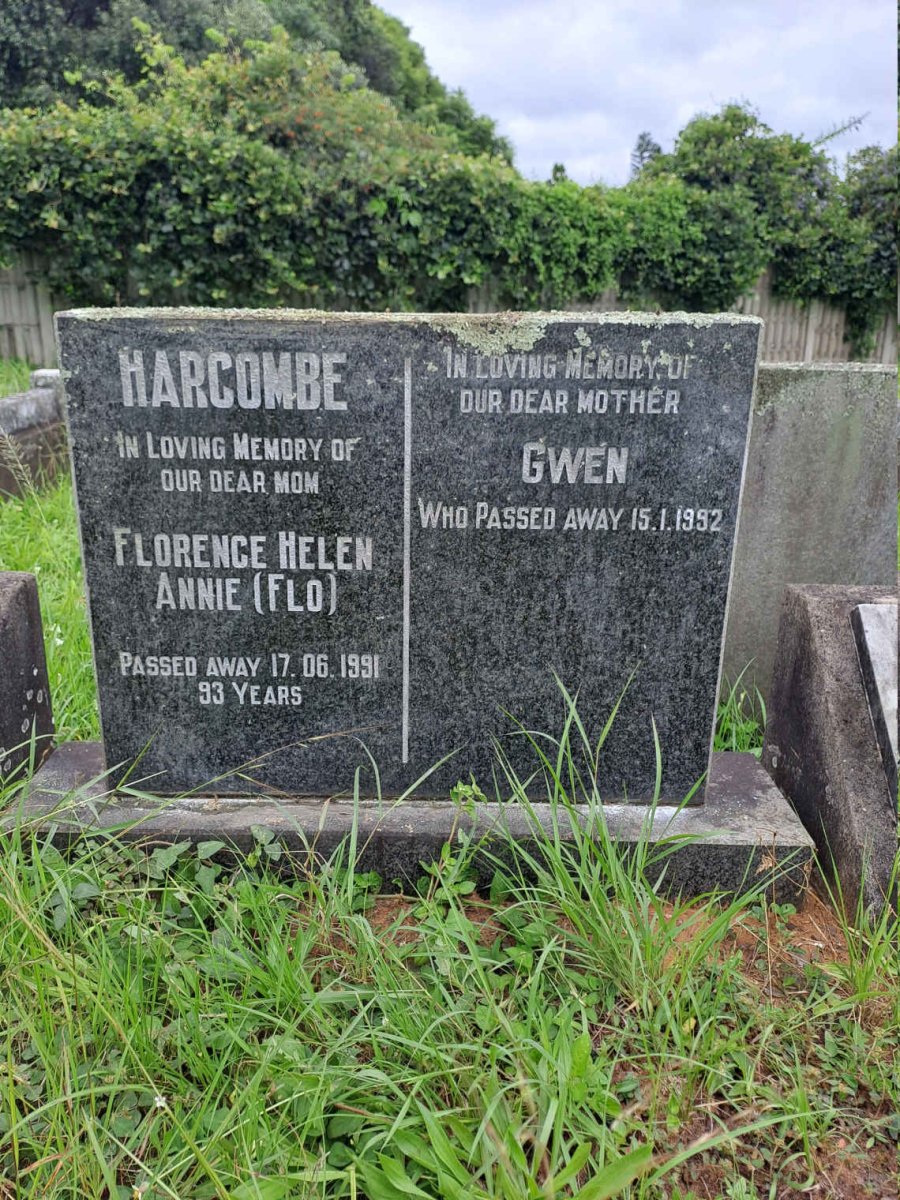 HARCOMBE Florence Helen Annie -1991 :: HARCOMBE Gwen -1992