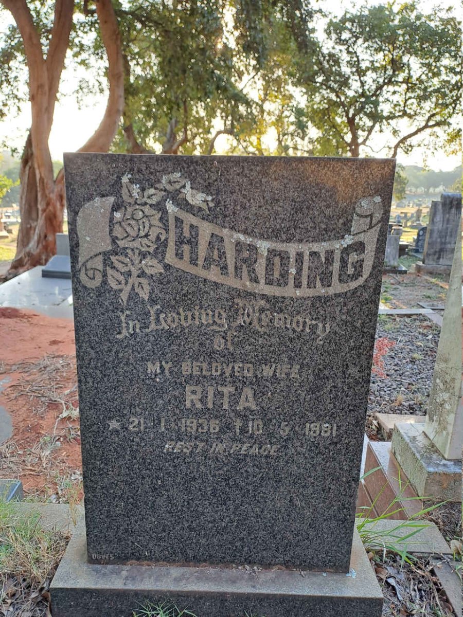 HARDING Rita 1936-1981