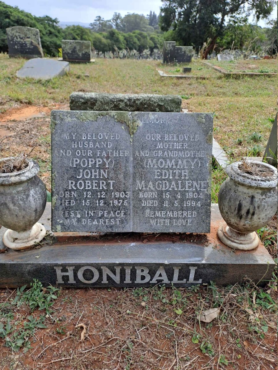 HONIBALL John Robert 1903-1975 & Magdalene 1904-1994