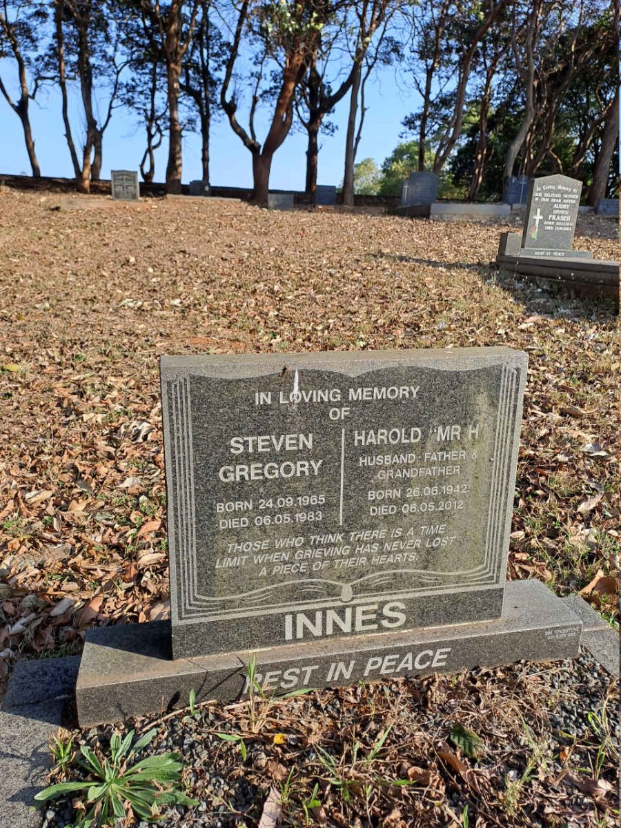 INNES Harold 1942-2012 :: INNES Steven Gregory 1965-1983
