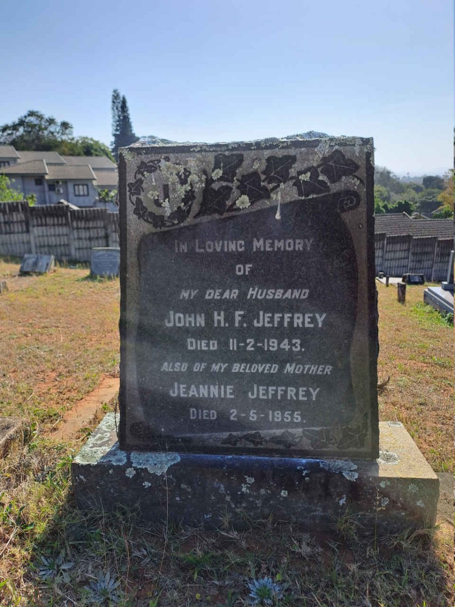 JEFFREY John H.F. -1943 & Jeannie -1955