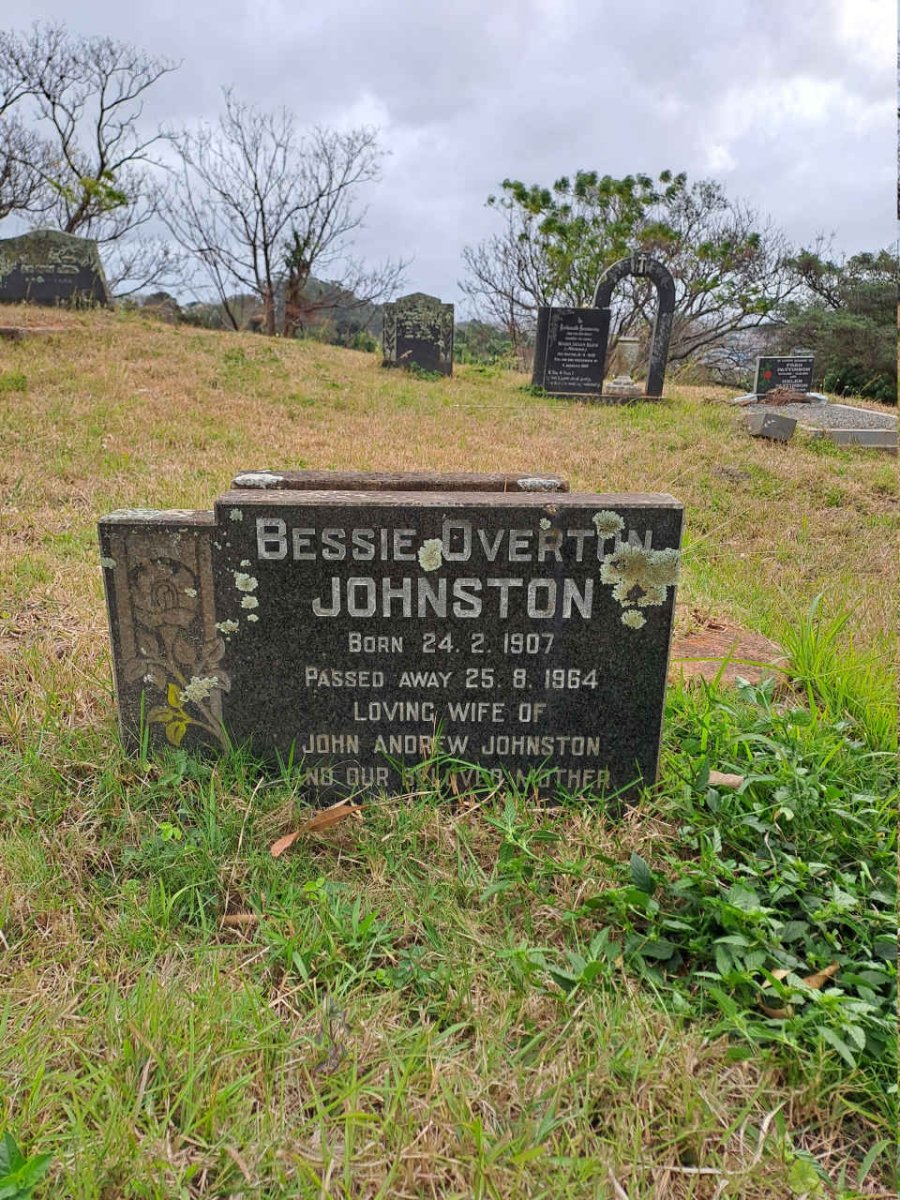 JOHNSTON Bessie Overton 1907-1964