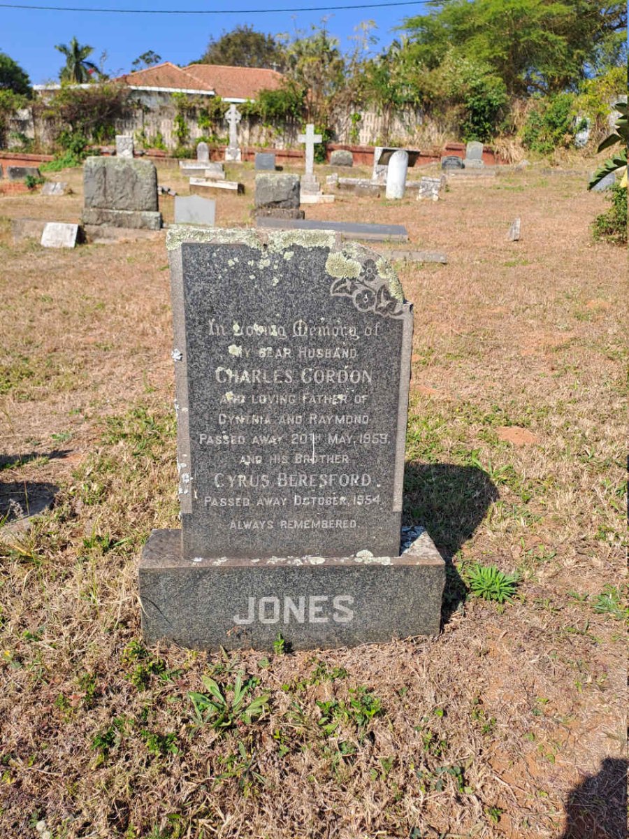 JONES Charles Gordon -1959 :: JONES Cyrus Beresford -1954