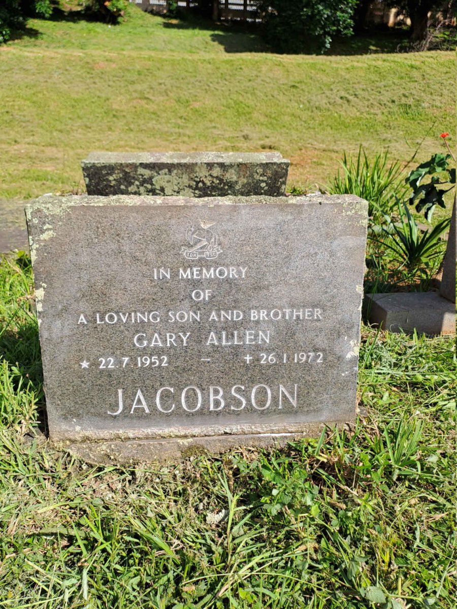 JACOBSON Gary Allen 1952-1972