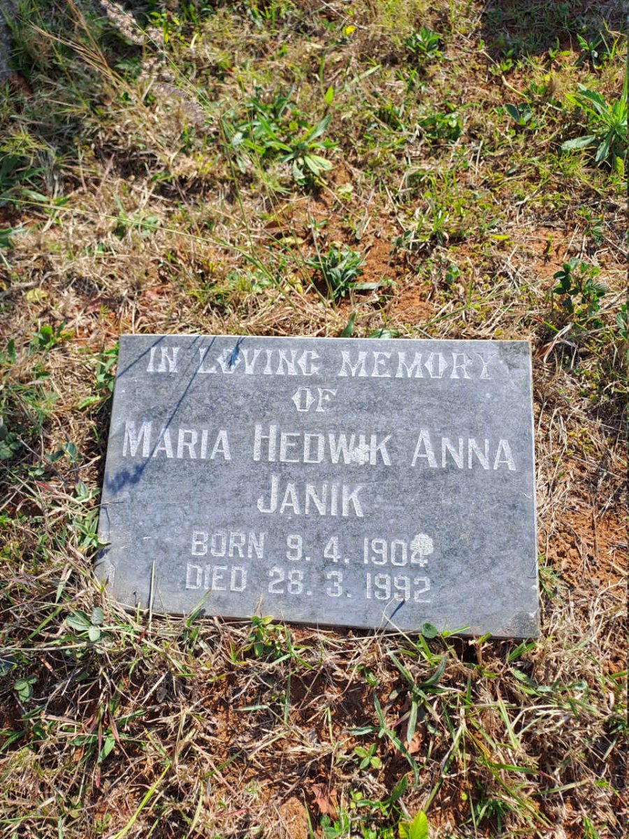 JANIK Maria Hedwik Anna 1904-1992