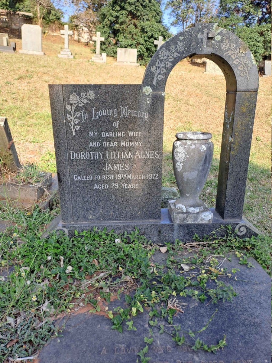 JAMES Dorothy Lillian Agnes -1972