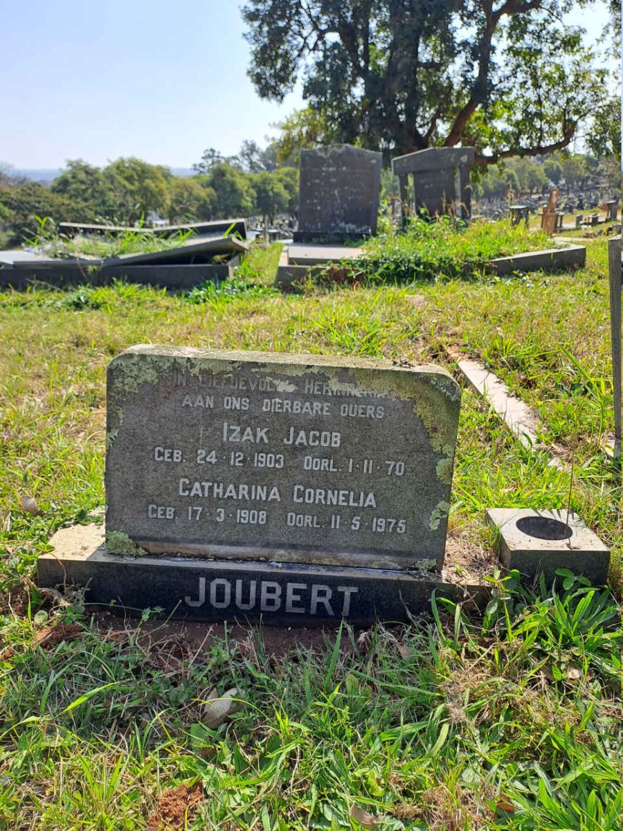 JOUBERT Izak Jacob 1903-1970 & Catherina Cornelia 1908-1975