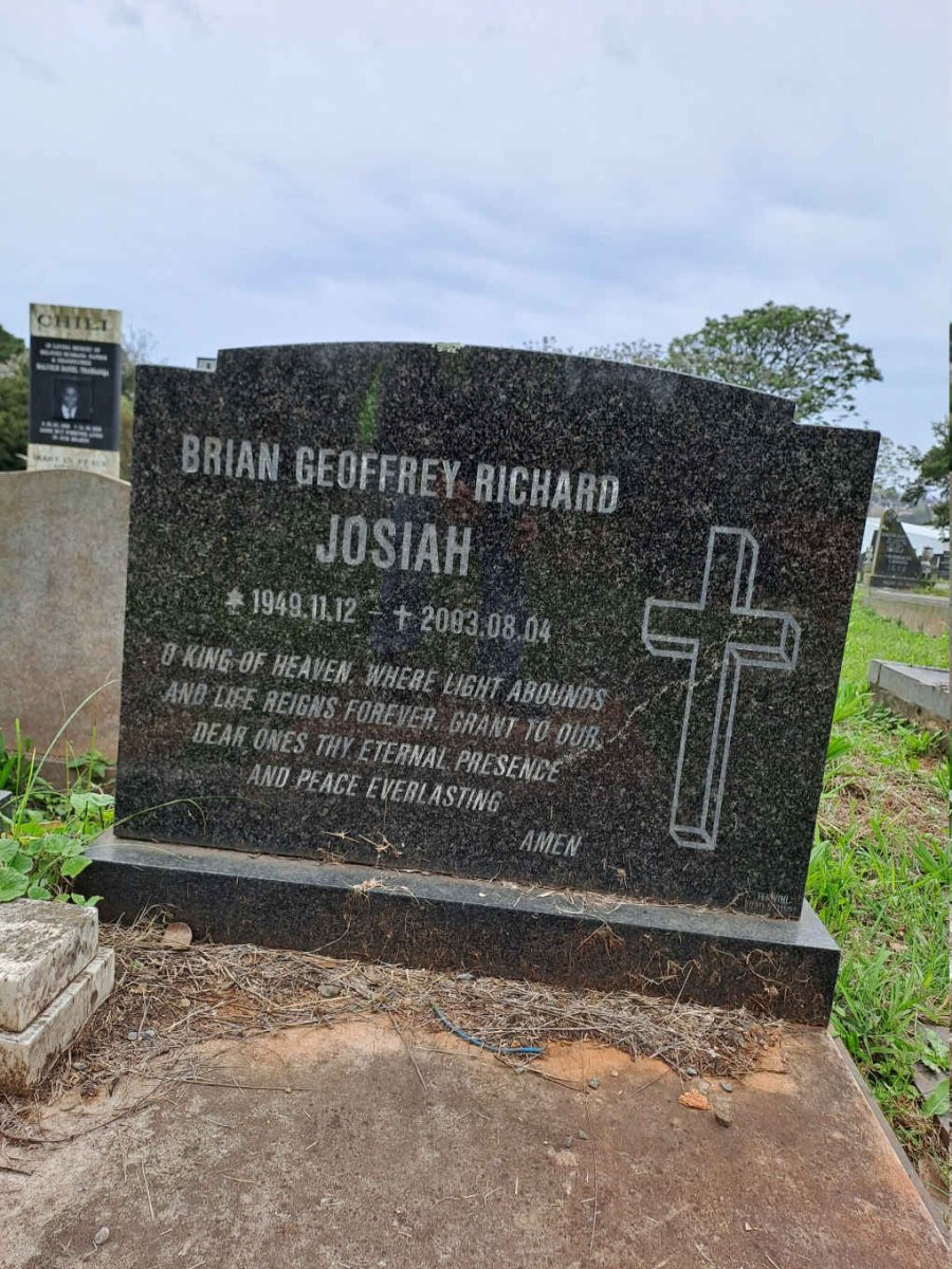 JOSIAH Brian Geoffrey Richard 1949-2003